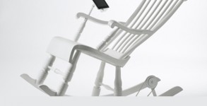 iRock Rocking Chair Charges Your iPad